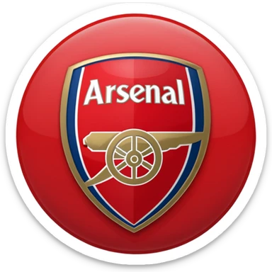 Arsenal football logo sticker
