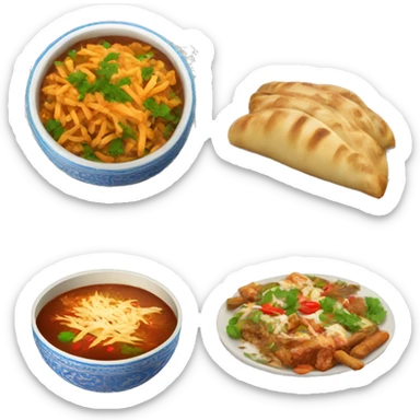 Uzbekistan food sticker