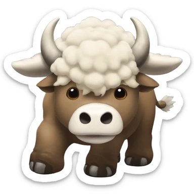 Appa the flying bison from avatar the last airbender animated series sticker