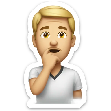 talking into your ear sticker