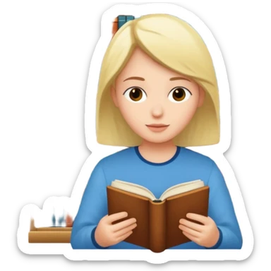 I’ll go to the library sticker