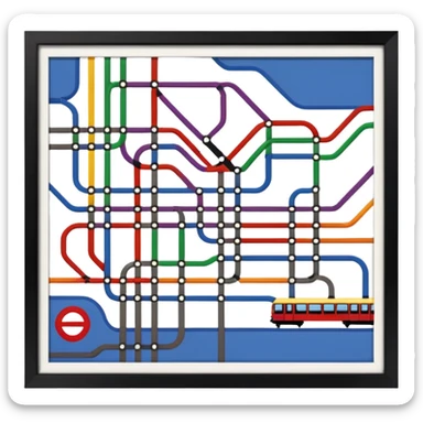 London underground sticker