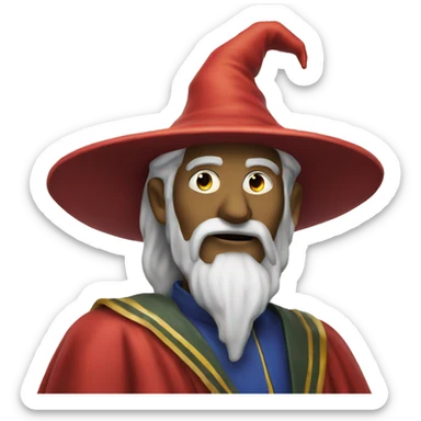 a pimento from an olive that is a wizard sticker