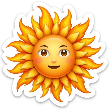 Make the sun into a super nova sticker