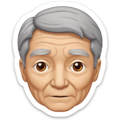 Iron elderly sticker