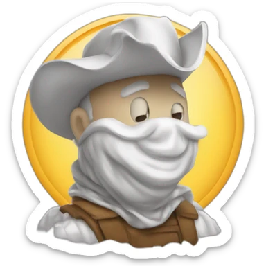 Caca sur bonhomme qui rit sticker