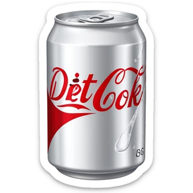 a can of diet coke sticker