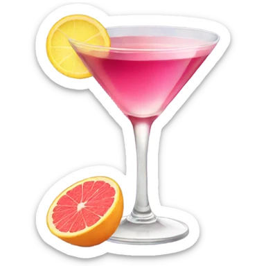 Cosmopolitan  drink sticker
