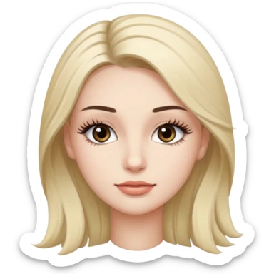 a very beautiful person with a lot of details 3/4 view sticker