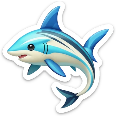 Meloetta-Sharpedo-Pokémon-Fakémon-fusion-hybrid-creature sticker