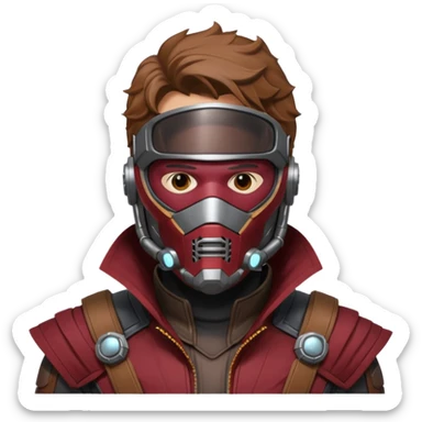 star lord marvel character sticker