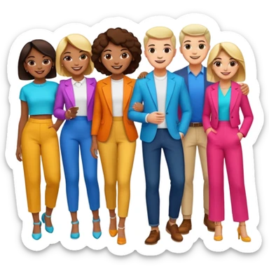 Create an emoji for the group named The BOYz sticker