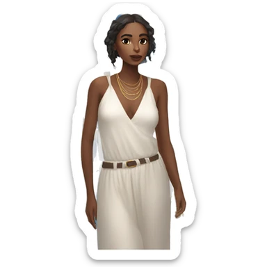 Santorini Aesthetic sticker