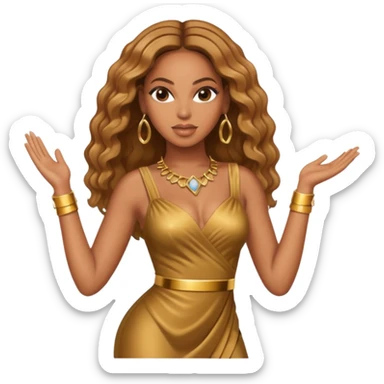 Beyonce from Destiny's Child sticker