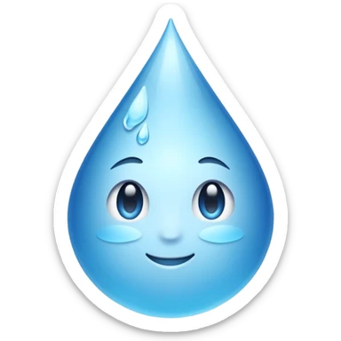 gota de agua sticker