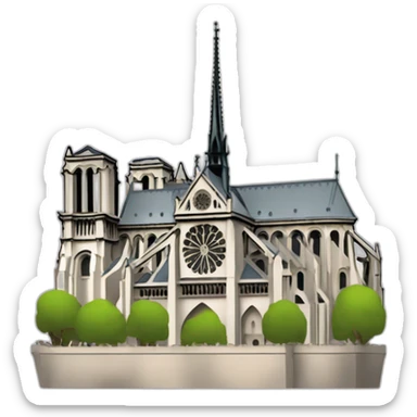 Cathédrâle Notre-Dame-de-Paris sticker