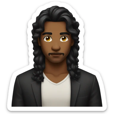  black hair serious and impatient rich 22 yrs old sticker