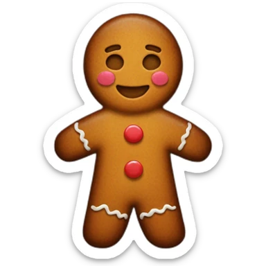 gingerbreadman sticker