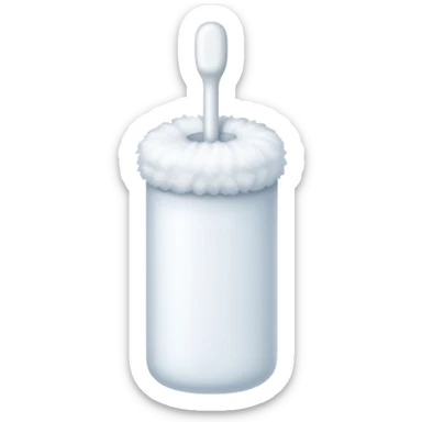 Cotton swabs sticker