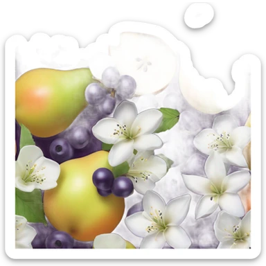 Top note: Blackcurrant, pear
Middle: Iris, Jasmine, orange blossom
Base note: praline, vanilla, patchouli
 sticker