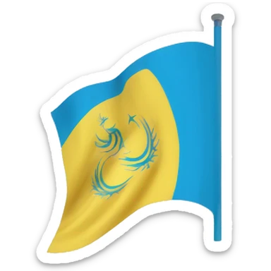 east turkestan flag sticker