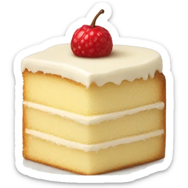 vanilla cake sticker