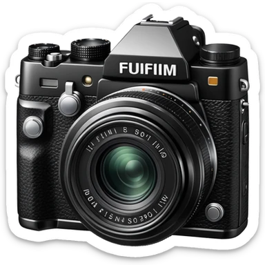 Fujifilm camera sticker