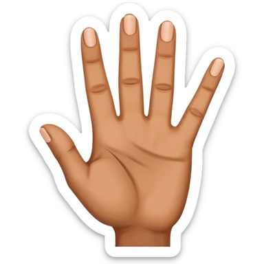 Des mains qui fait le numéro 40 avec c’est doigts  sticker