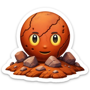 Mars sticker