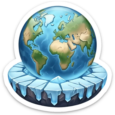 cold-looking-earth sticker