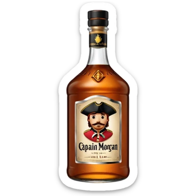 Bouteille de Captain Morgan, 1 l sticker