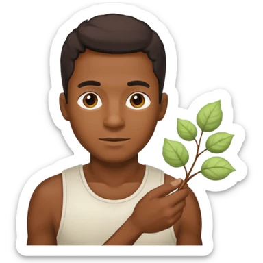 black man picking cotton sticker