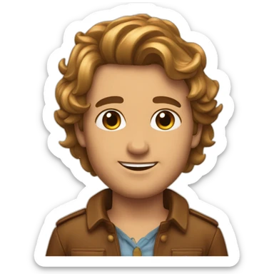 beau gosse bronzé sticker