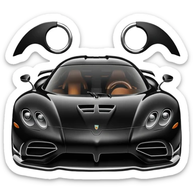 koenigsegg ghost icon sticker