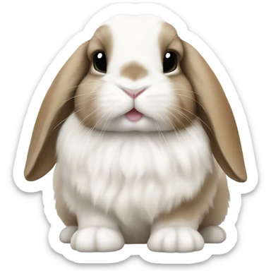 Holland lop rabbit  sticker