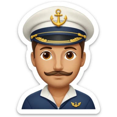 Haz a un marinero 1619 de cara de 40 años sticker