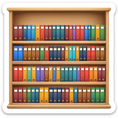 a bookshelf sticker