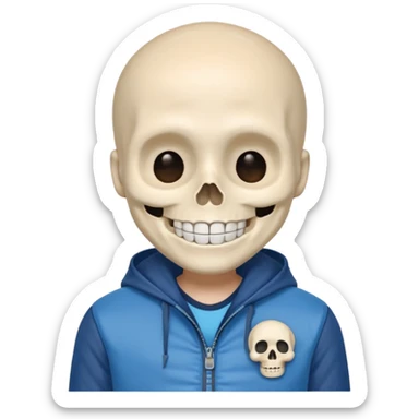 sans the skeleton sticker