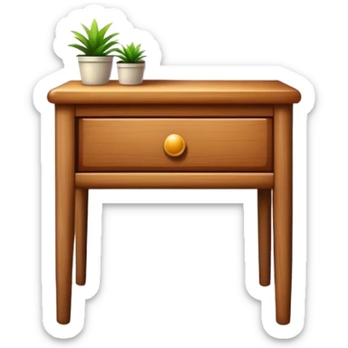 bedside table sticker