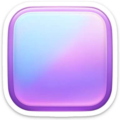 Iridescent pastel purple formal elegant sophisticated cultured neat pretty beautiful nifty app icon sticker