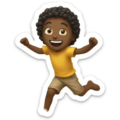 Children kicking sand in your face sticker