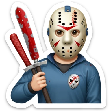 Jason voorhees sticker