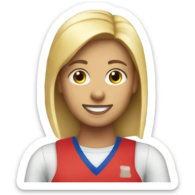 a cashier who works at Carrefour sticker