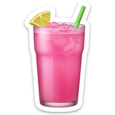 Pink drink sticker
