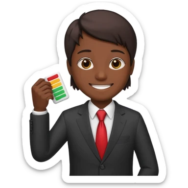 A Slack emoji to express "Japan Sales Presentation" - simple and intuitive sticker