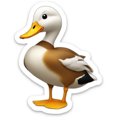 Canard qui danse la macarena sticker