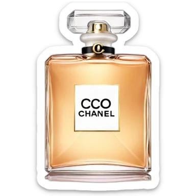 Coco chanel perfume sticker