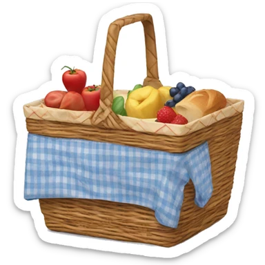 picnic basket sticker