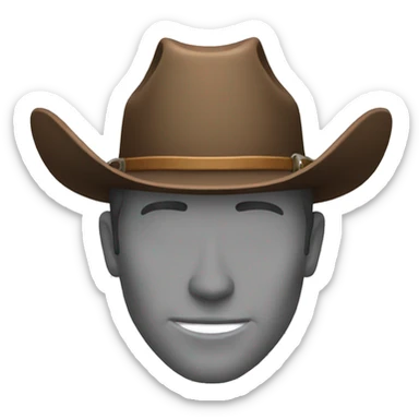cowboy stetson sticker