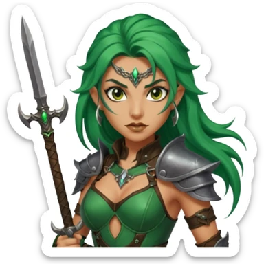 world of warcraft, demon huntress sticker